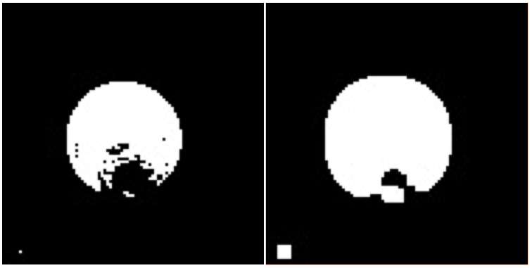 Effet de la dilatation sur la détection de dé